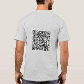 Ik heb vandaag Poop Emoji Proctology QR Code T-shirt (Achterkant)