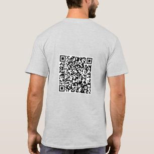 Ik heb vandaag Poop Emoji Proctology QR Code T-shirt