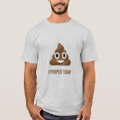 Ik heb vandaag Poop Emoji Proctology QR Code T-shirt (Voorkant)