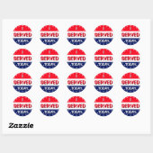IK HEB VANDAAG STICKER GESERVEERD (Vel)