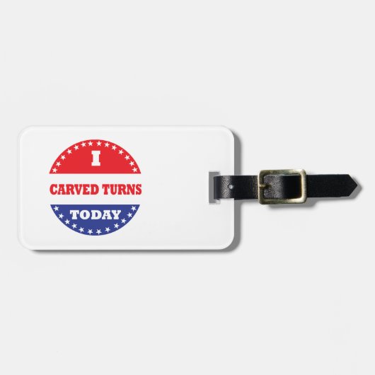 Ik heb vandaag Turns gemaakt Bagagelabel (Voorkant horizontaal)