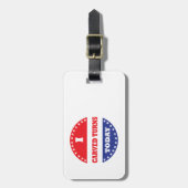 Ik heb vandaag Turns gemaakt Bagagelabel (Voorkant verticaal)