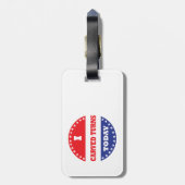 Ik heb vandaag Turns gemaakt Bagagelabel (Achterkant verticaal)