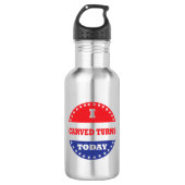 Ik heb vandaag Turns gemaakt Waterfles (Voorkant)