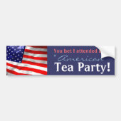 Ik heb vast een Amerikaanse Tea Party bijgewoond. Bumpersticker (Voorkant)