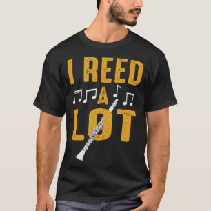 Ik heb veel klarinet speler expert muzikant muziek t-shirt