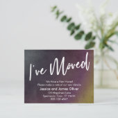 Ik heb veelkleurige Grunge aankondiging verplaatst (Staand voorkant)