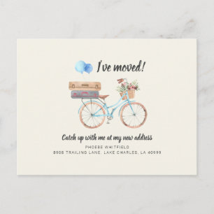 Ik heb Verandering van Adres Bewegend Bewegend Aankondigingskaart