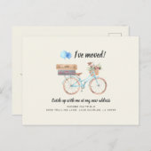 Ik heb Verandering van Adres Bewegend Bewegend Aankondigingskaart (Voorkant / Achterkant)