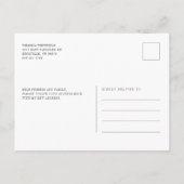 Ik heb Verandering van de Beweging van de Typograf Briefkaart (Achterkant)