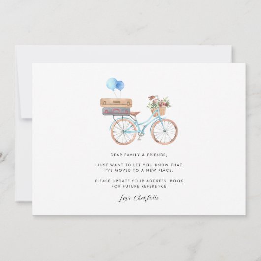 Ik heb Verandering van de Verplaatsende Aankondigi Aankondiging (Achterkant)