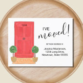 Ik heb Verandering van de Waterverf van de Rode va Aankondigingskaart