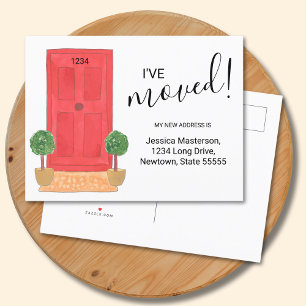 Ik heb Verandering van de Waterverf van de Rode va Aankondigingskaart