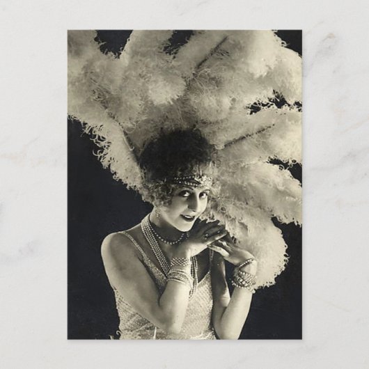 Ik heb veren op mijn hoofd briefkaart (Voorkant)