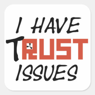 Ik heb vertrouwen in RBC Vierkante Sticker