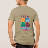 Ik heb vier gezichten | Tijd om een nieuw T-shirt  (Achterkant)
