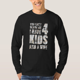 Ik heb vier Kinderen en een vrouw vader Papa Poppe T-shirt