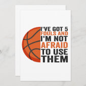 Ik heb vijf fouten en ik ben niet bang om ze te ge kaart (Voorkant / Achterkant)