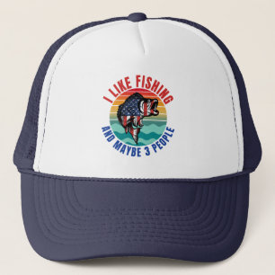 IK HEB VISSEN LEUK EN MISSCHIEN 3 MENSEN TRUCKER PET
