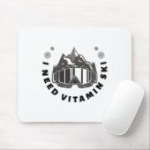 Ik heb vitamine ski nodig  muismat (Met muis)