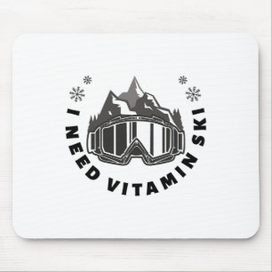 Ik heb vitamine ski nodig muismat