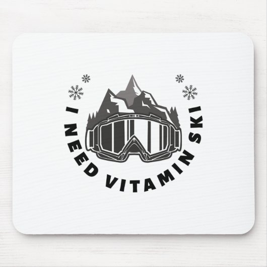 Ik heb vitamine ski nodig  muismat (Voorkant)