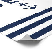 Ik heb Vitamine Zee Navy Anchor Quote nodig Poster (Hoek)