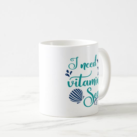 ik heb vitamine zee nodig koffiemok (Voorkant rechts)