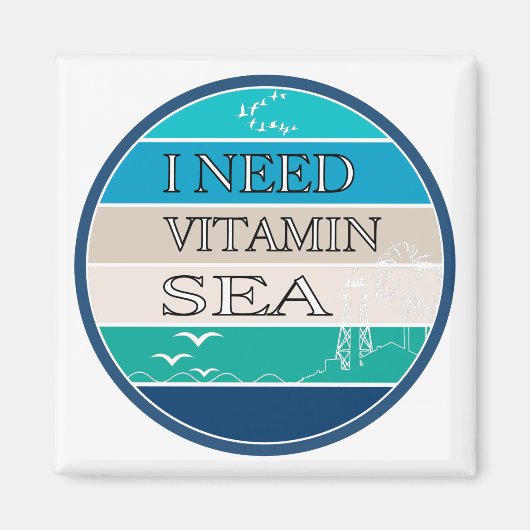 Ik heb vitamine-Zee nodig Magneet (Voorkant)