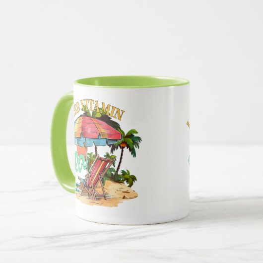 Ik heb vitamine zee nodig mok (Voorkant links)