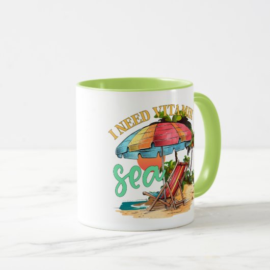 Ik heb vitamine zee nodig mok (Voorkant rechts)