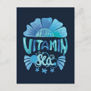 Ik heb vitamine Zee nodig: Ocean's Call Briefkaart