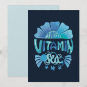 Ik heb vitamine Zee nodig: Ocean's Call Feestdagenkaart (Voorkant / Achterkant)