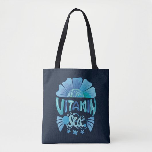 Ik heb vitamine Zee nodig: Ocean's Call Tote Bag (Voorkant)
