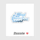 Ik heb vitamine-Zee nodig Sticker (Vel)