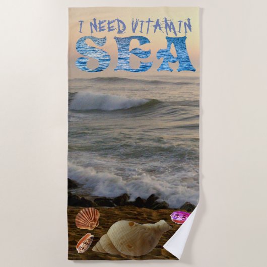IK HEB VITAMINE ZEE NODIG STRANDLAKEN (Voorkant)
