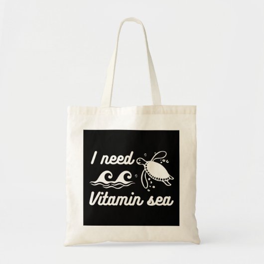Ik heb vitamine-Zee nodig Tote Bag (Voorkant)