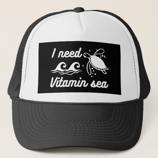 Ik heb vitamine-Zee nodig Trucker Pet (Voorkant)