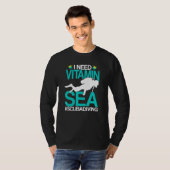 Ik heb vitamine Zee Ocean Beach Diving Scuba Water T-shirt (Voorkant volledig)
