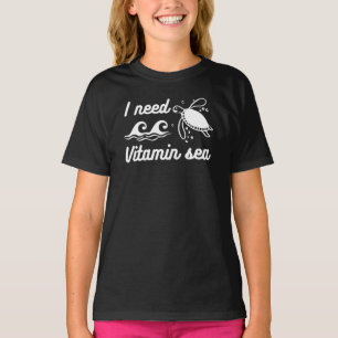Ik heb Vitamine Zee Schildpad T-Shirt
