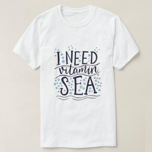 Ik heb vitamine Zee T-shirt nodig (Design voorkant)