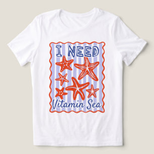 Ik heb Vitamine Zee Zeester Strand Tri-Blend Shirt