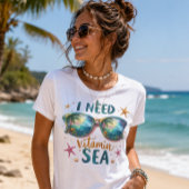 Ik heb vitamine zee zomer strand Tri-Blend shirt