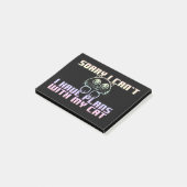 Ik heb vliegtuigen met mijn kat post-it® notes (Schuin)