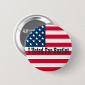 Ik heb voor Bartlet gestemd - het Westen Ronde Button 5,7 Cm (Voorkant /achterkant)