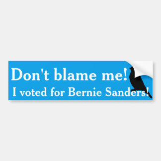 Ik heb voor Bernie gestemd! Bumpersticker