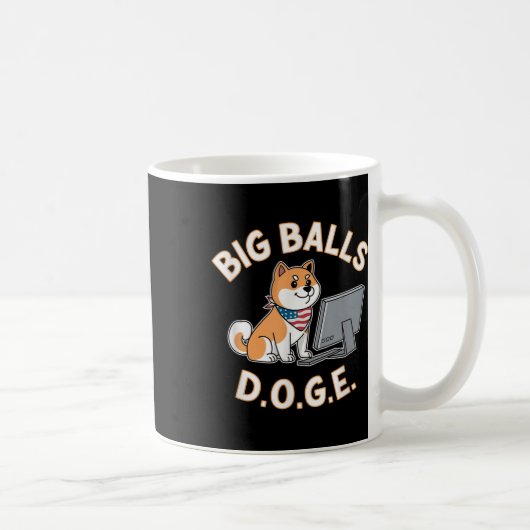 Ik heb voor Big D.O.G.E. gestemd Koffiemok (Rechts)