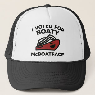 Ik heb voor Boaty McBoatface gestemd Trucker Pet