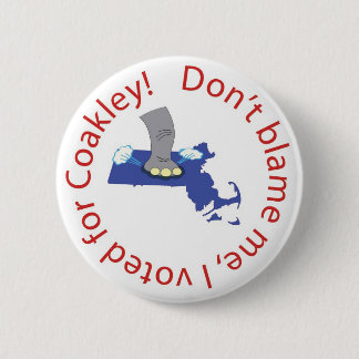 Ik heb voor Coakley gestemd. Ronde Button 5,7 Cm