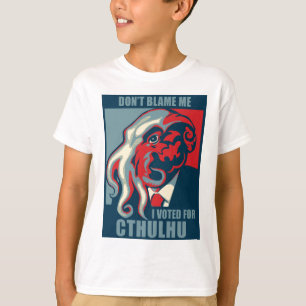 Ik heb voor Cthulhu gestemd. T-shirt